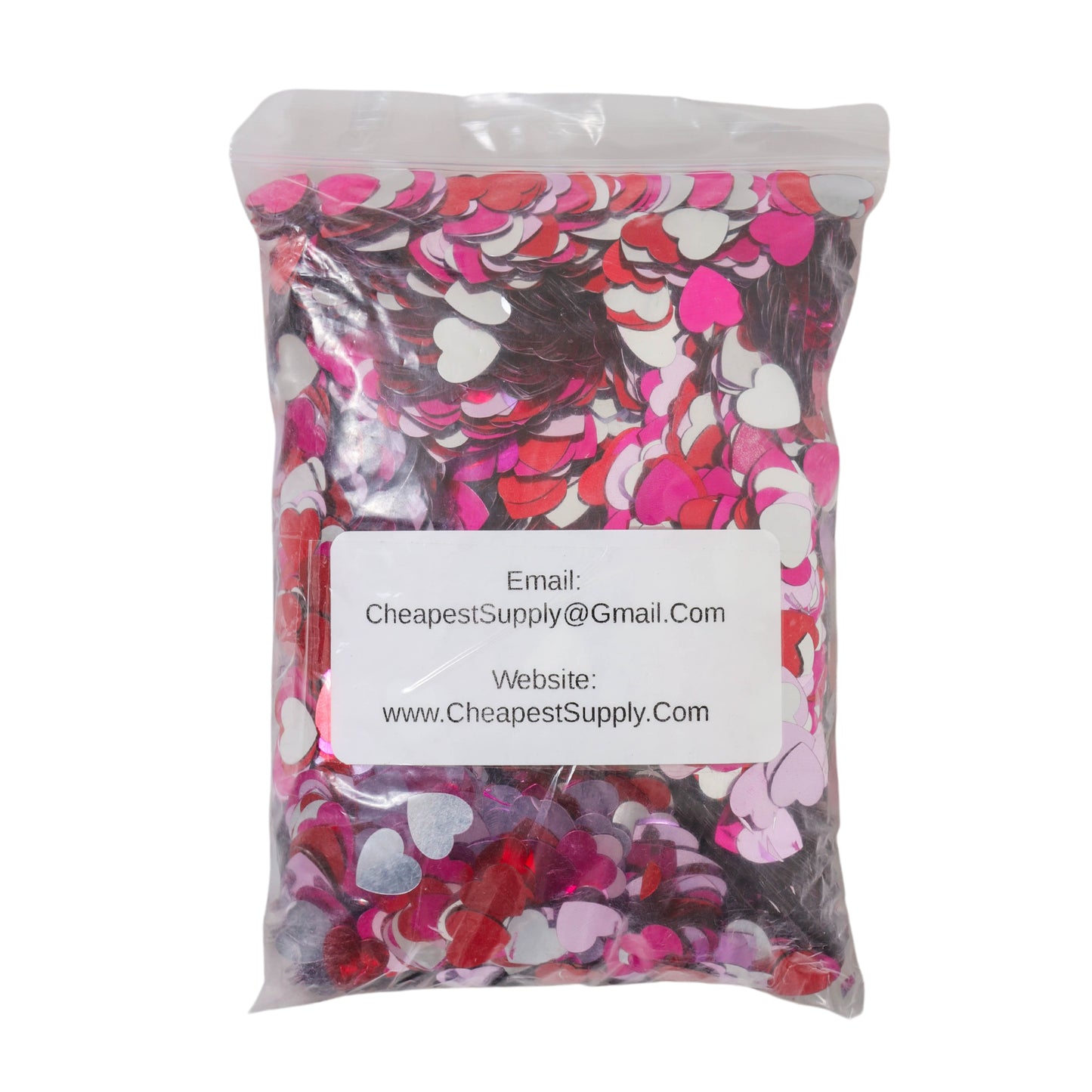 Valentine’s Day Heart Confetti – Full Pound (16 oz) – Over 10,500 Pieces for Weddings, Anniversaries, & Romantic Celebrations